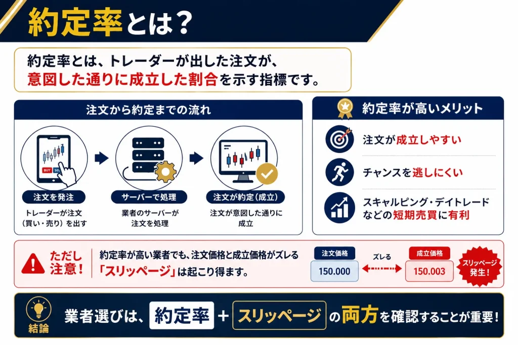 海外FXの約定率について解説